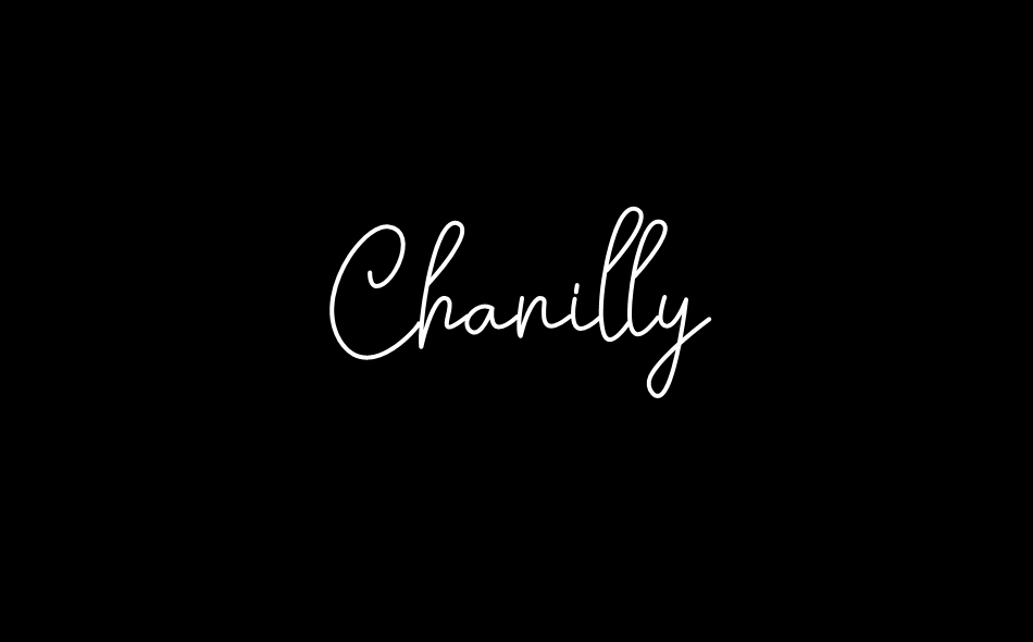 Chanilly font big