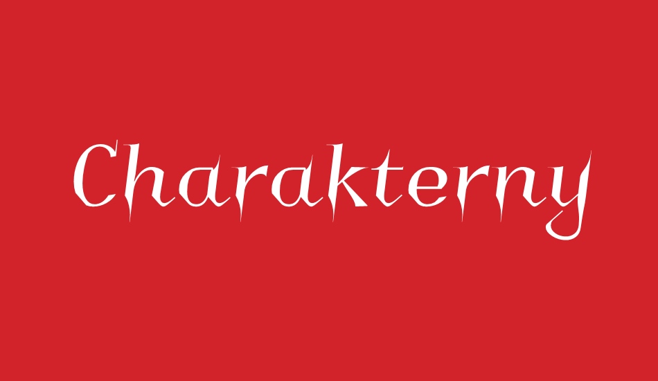 Charakterny font big