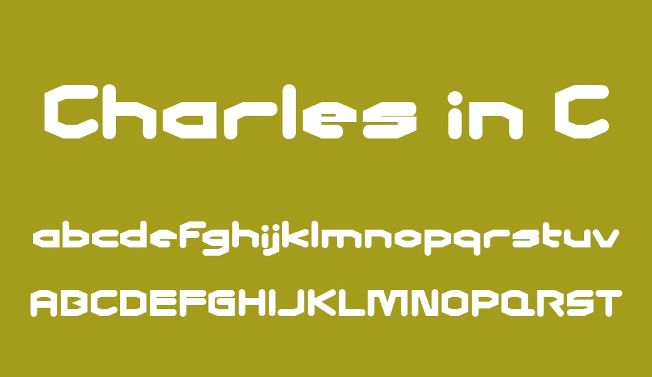 Charles in Charge font