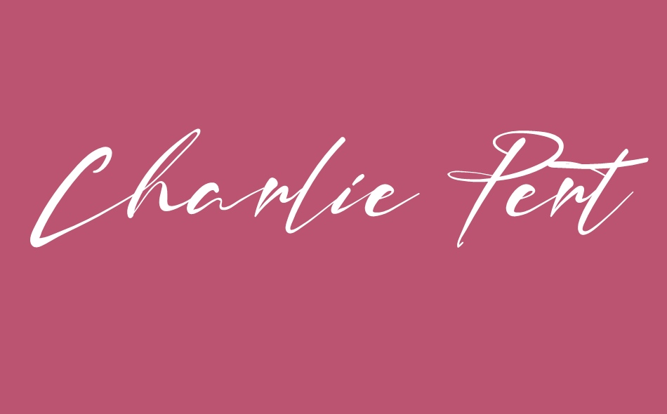 Charlie Perth font big