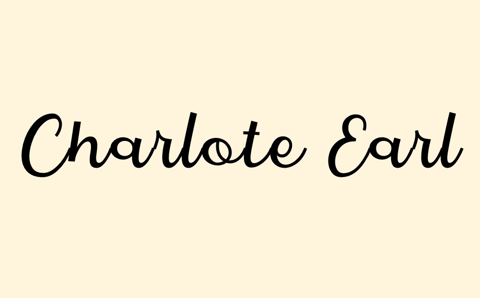 Charlote Earle font big