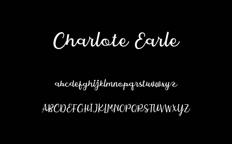 Charlote Earle font