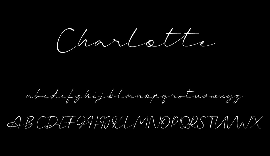 Charlotte font