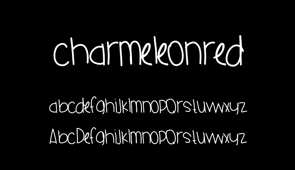 CharmeleonRed font