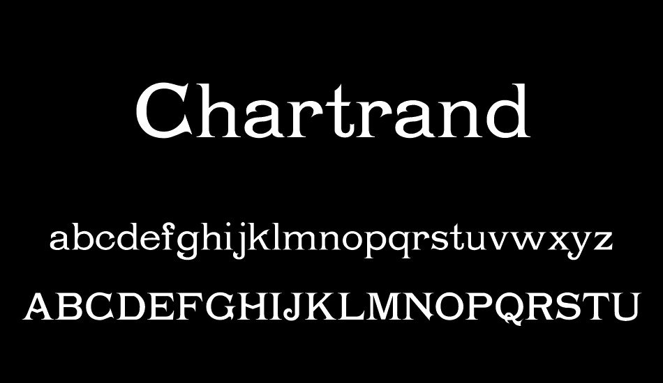 Chartrand font