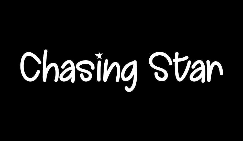 Chasing Stars font big