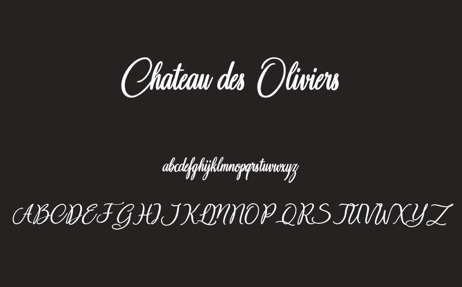 Chateau des Oliviers font