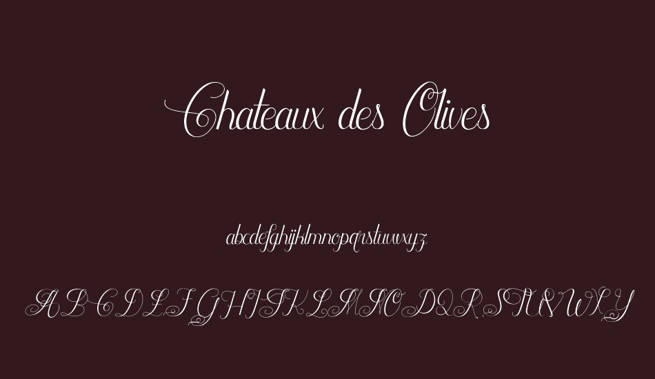 Chateaux des Olives font