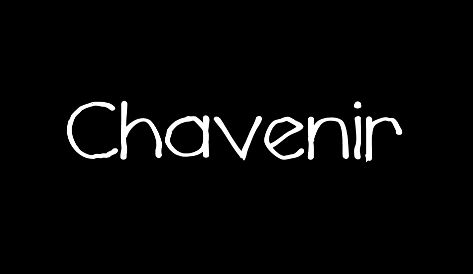 Chavenir font big