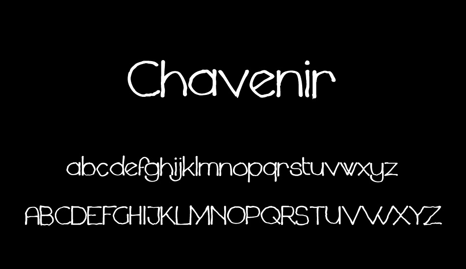 Chavenir font