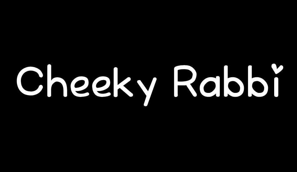 Cheeky Rabbit font big