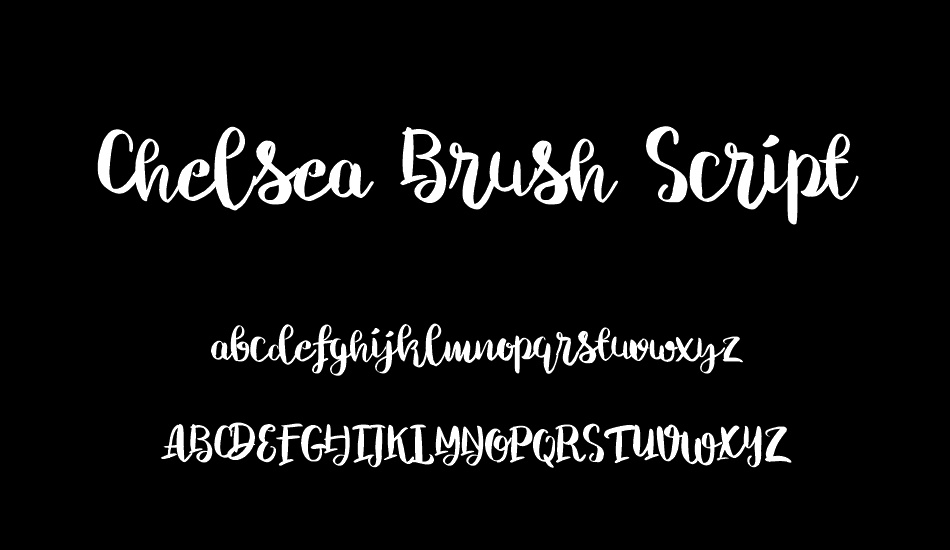 Chelsea Brush Script font