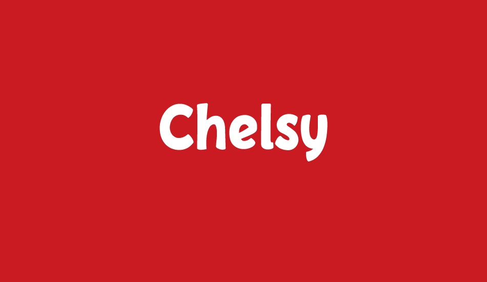 chelsy-free font big