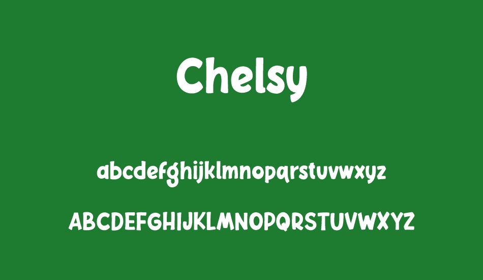 chelsy-free font