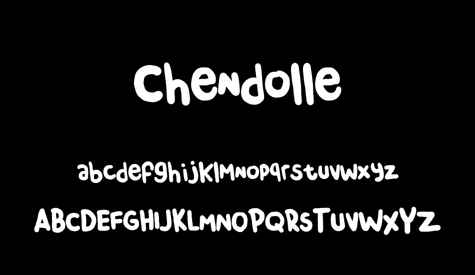 Chendolle font