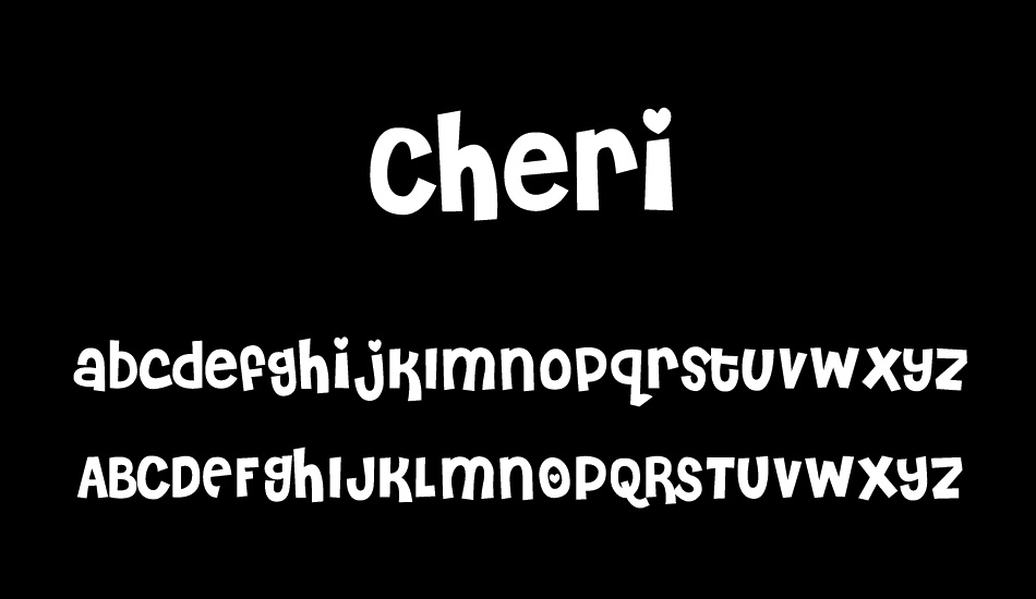 Cheri font