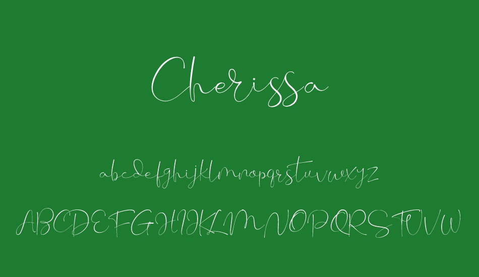 Cherissa font