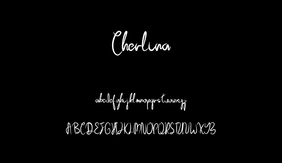 Cherlina font