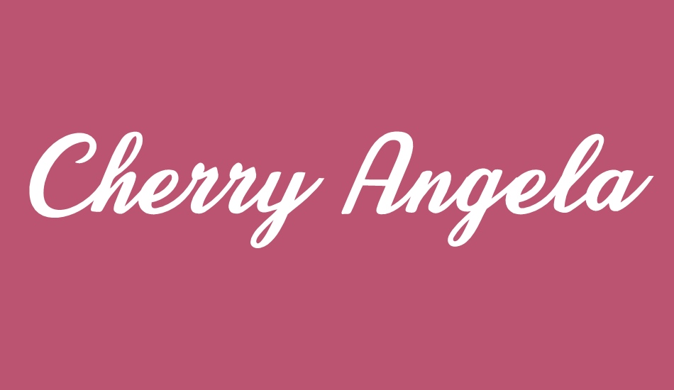 Cherry Angela font big