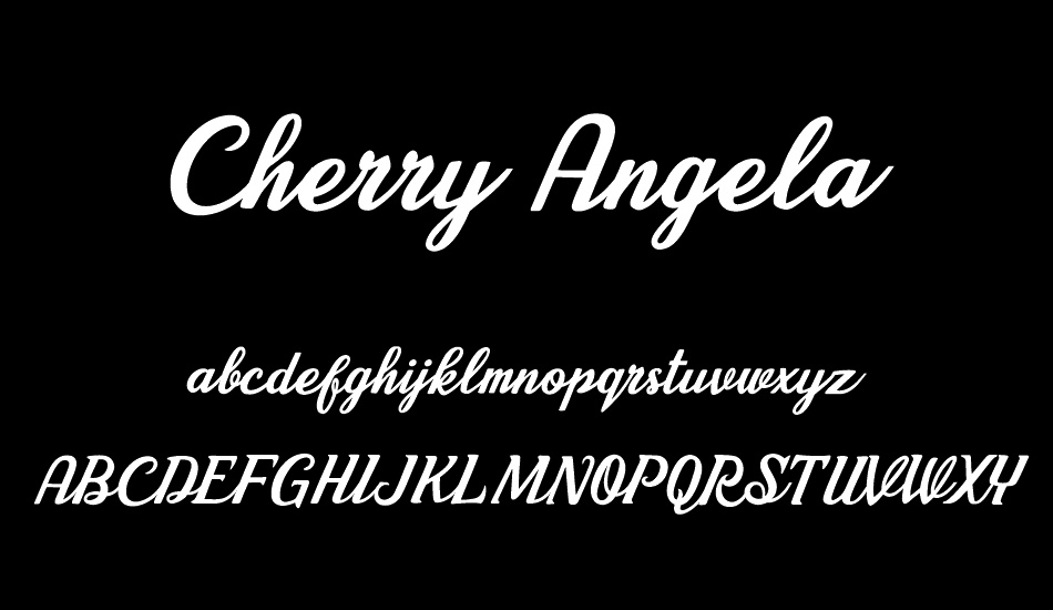 Cherry Angela font