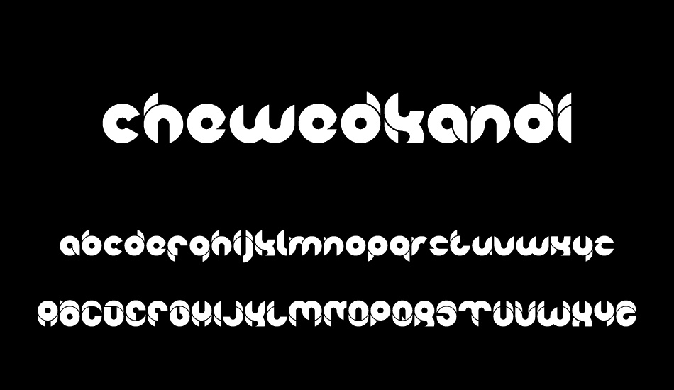 chewedkandi font