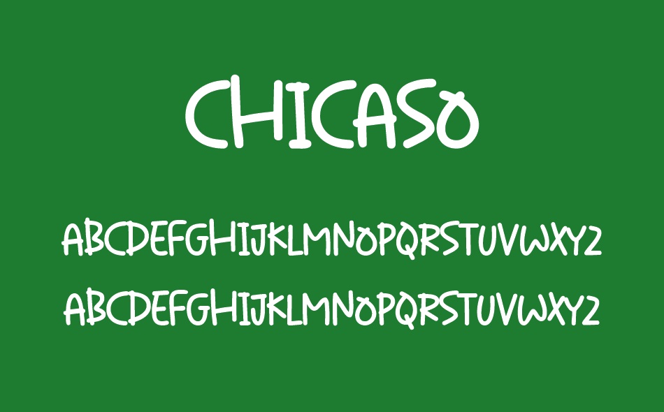Chicaso font