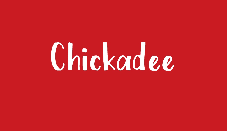 Chickadee font big