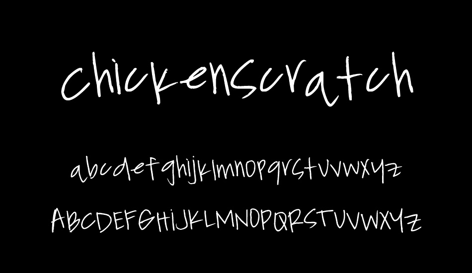 Chicken Scratch Free Font