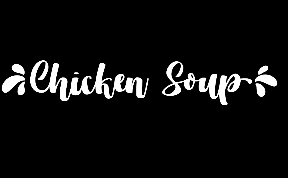 Chicken Soup font big