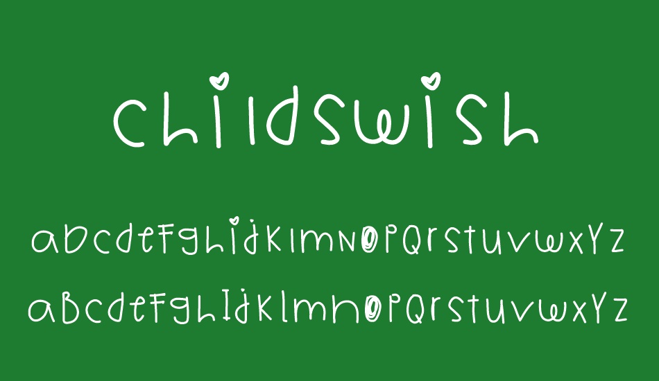 ChildsWish font