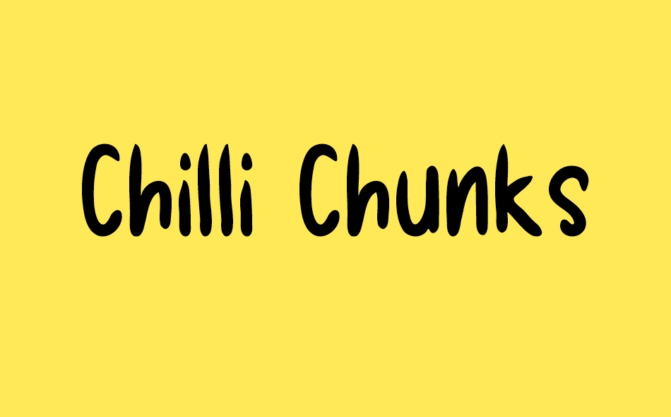 Chilli Chunks font big