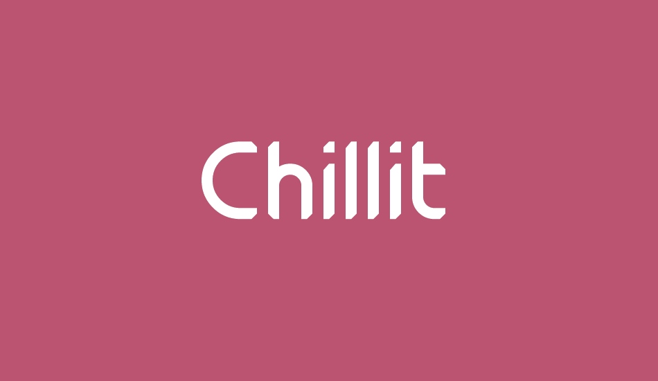 Chillit font big