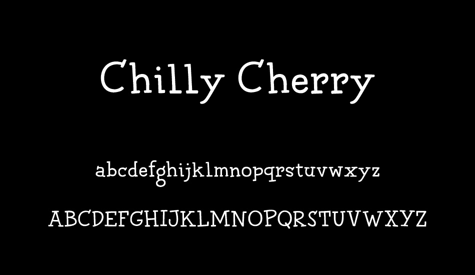 Chilly Cherry DEMO font