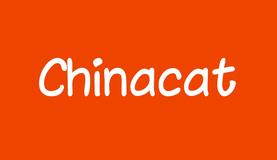 Chinacat font big