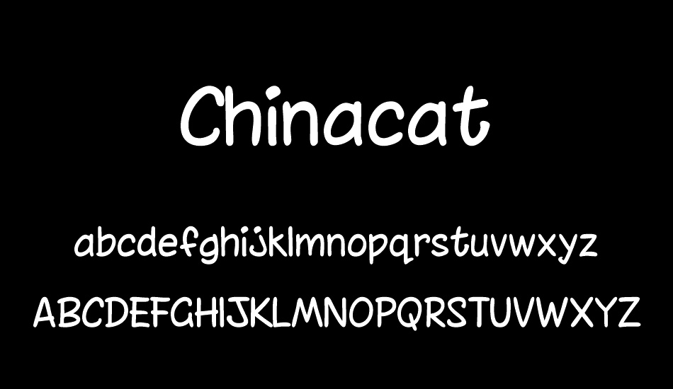 Chinacat font