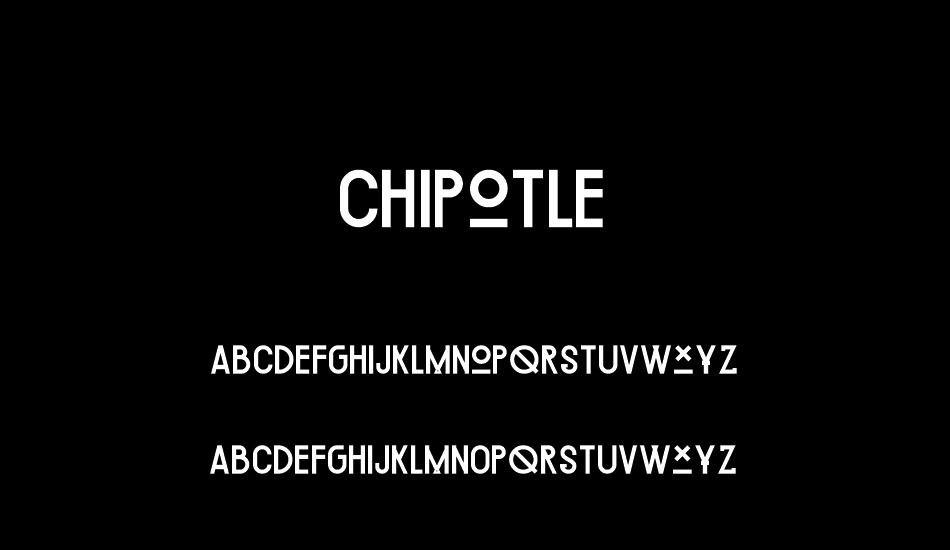 Chipotle font