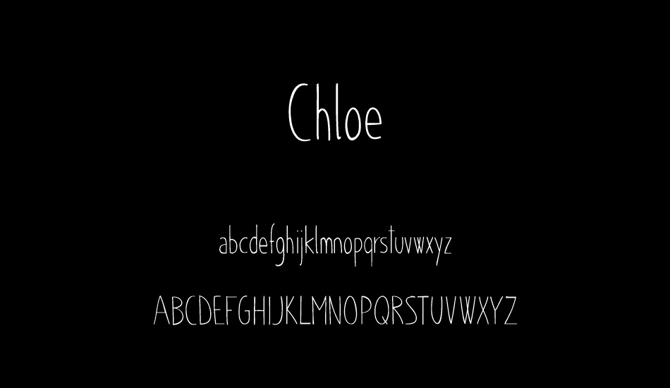 Chloe font