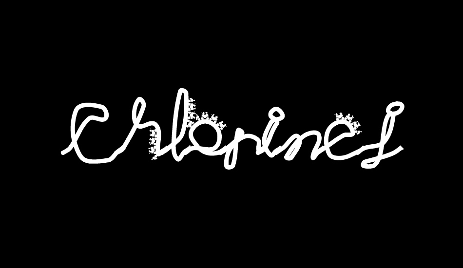 Chlorinej font big