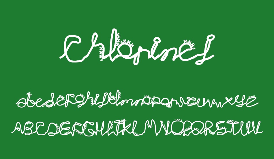 Chlorinej font