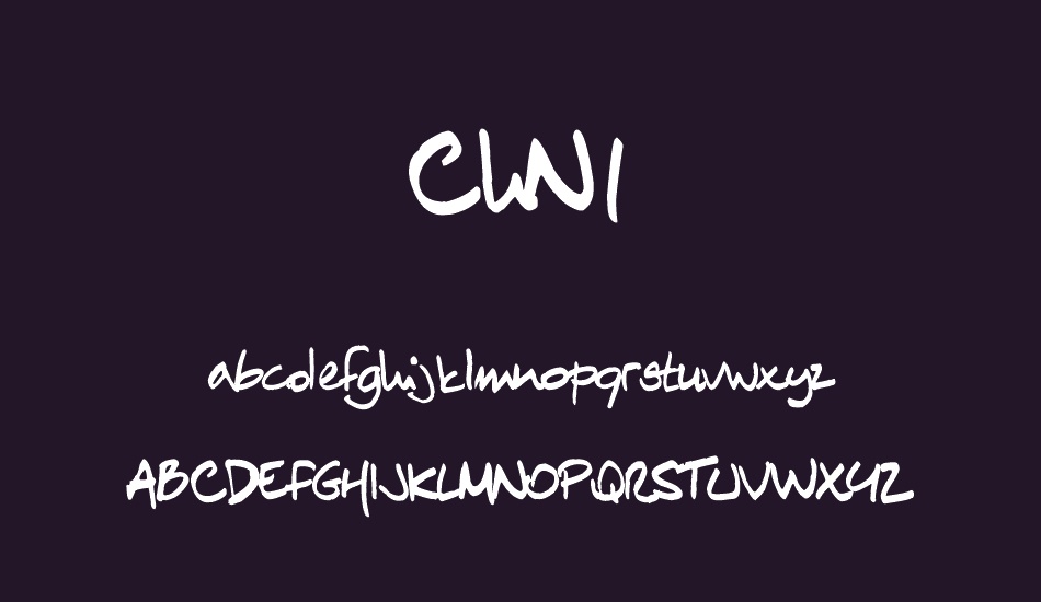 ChN1 Regular font