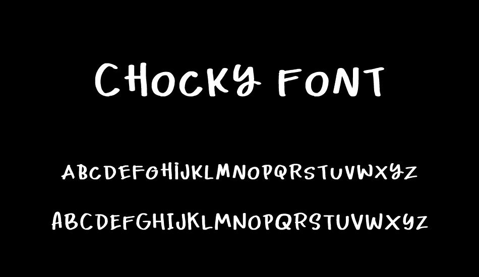 Chocky Font font