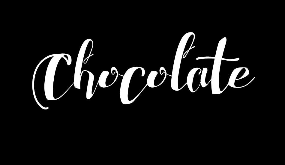 Chocolate Heart Free font big