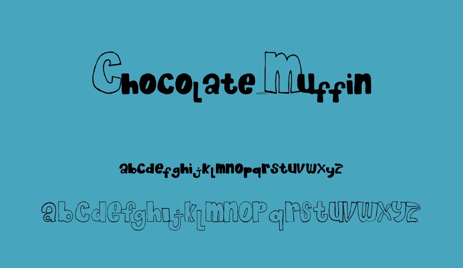 Chocolate_Muffin font