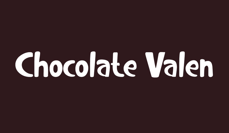 chocolate-valentine font big