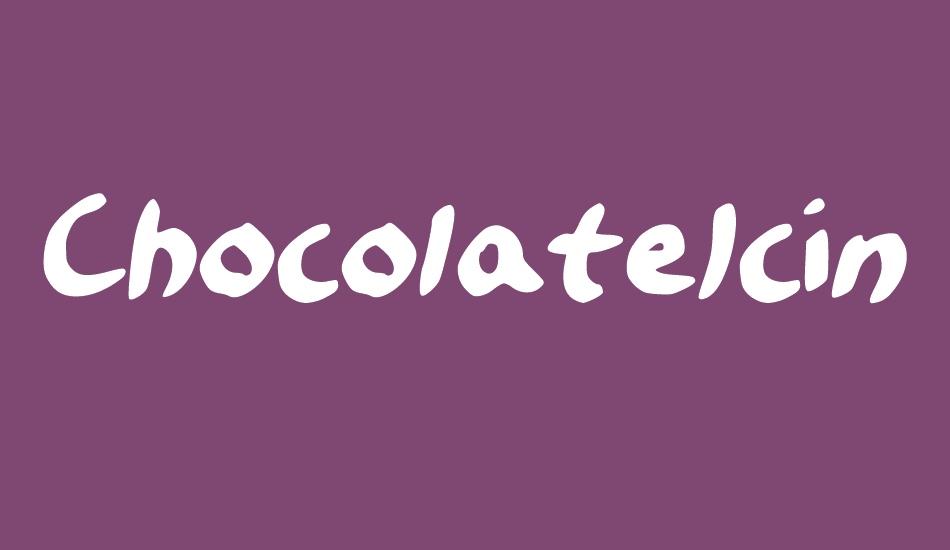 ChocolateIcing font big