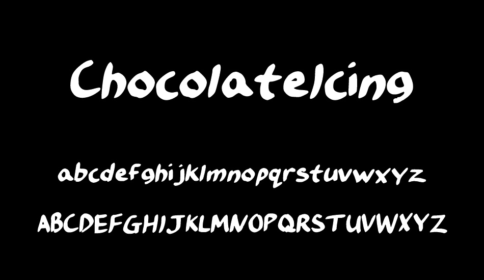 ChocolateIcing font