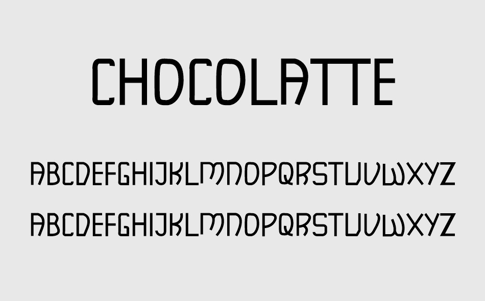 Chocolatte font