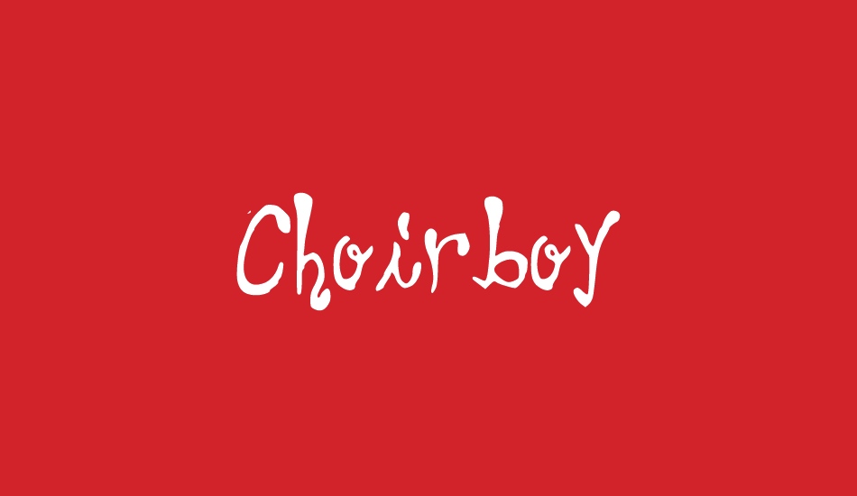 Choirboy font big