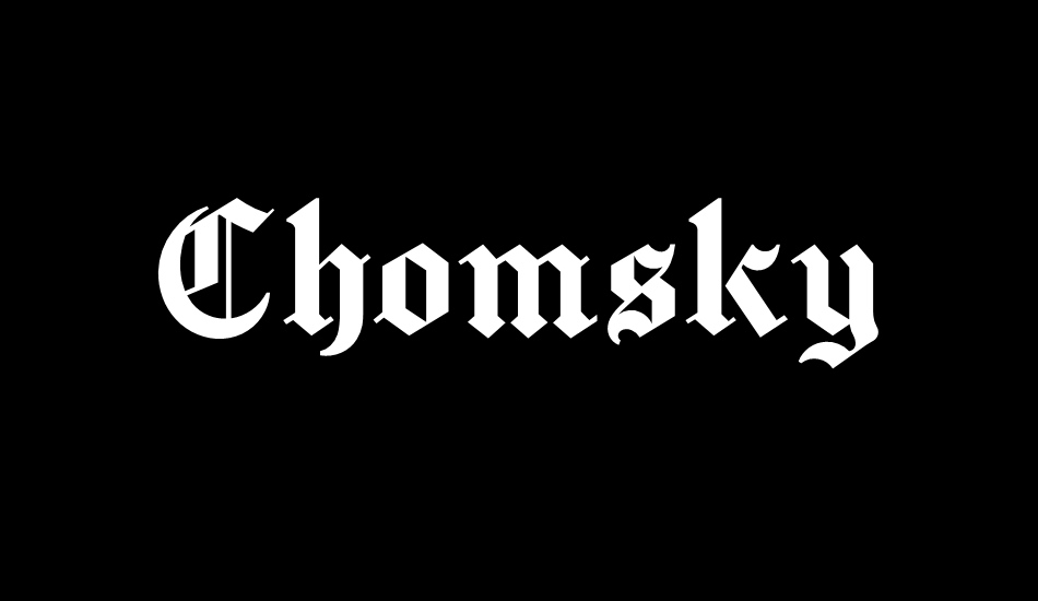 Chomsky font big