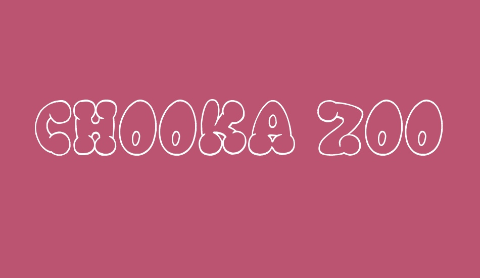 Chooka Zoon font big